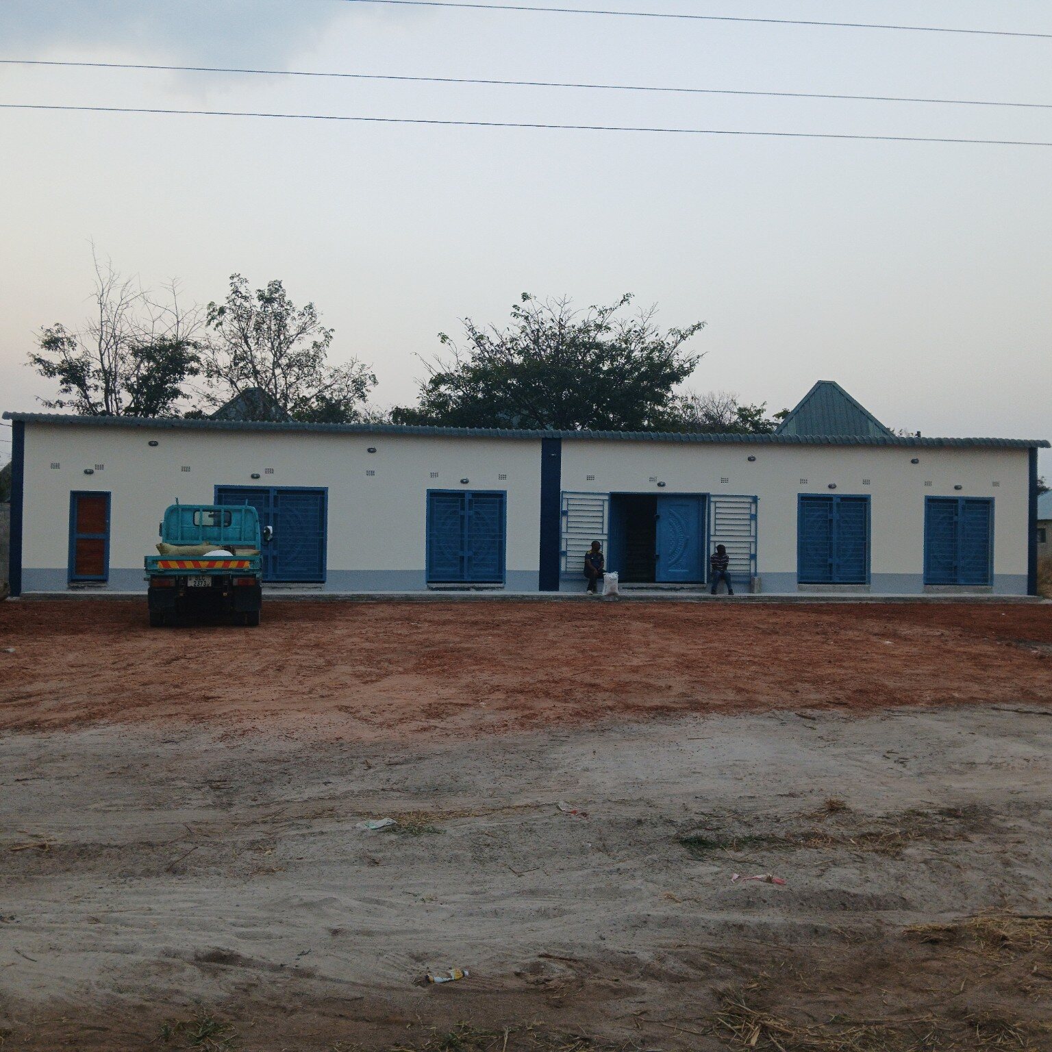 Front view of Edward Meleki Ventures Limited outlet shops in Luwingu District